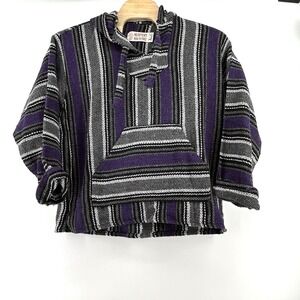 Made from the Earth Wear in Peace Gypsy Rose Hoodie  Purple Black XL